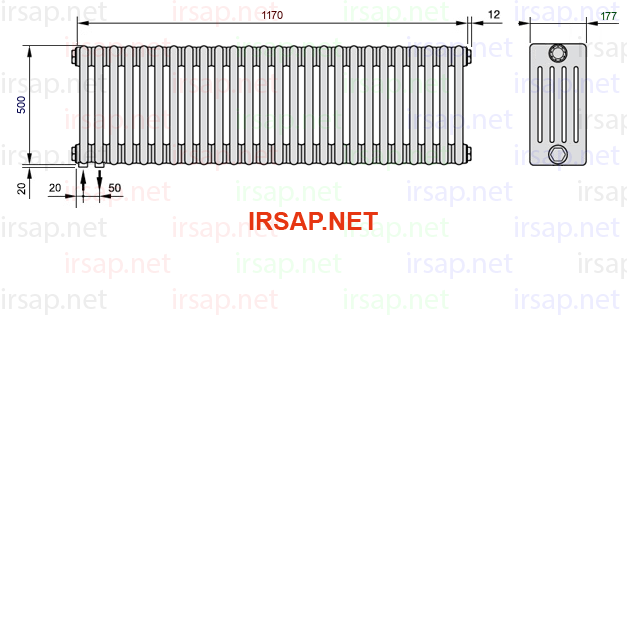 Радиатор IRSAP Tesi 50500/26 T18 CL 01